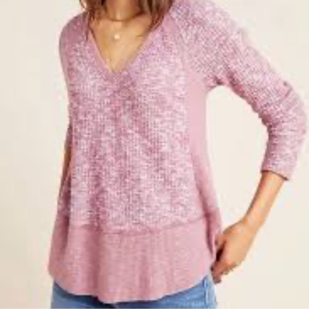 Anthropologie Eri+Ali Dorotea Top Size XS Mauve